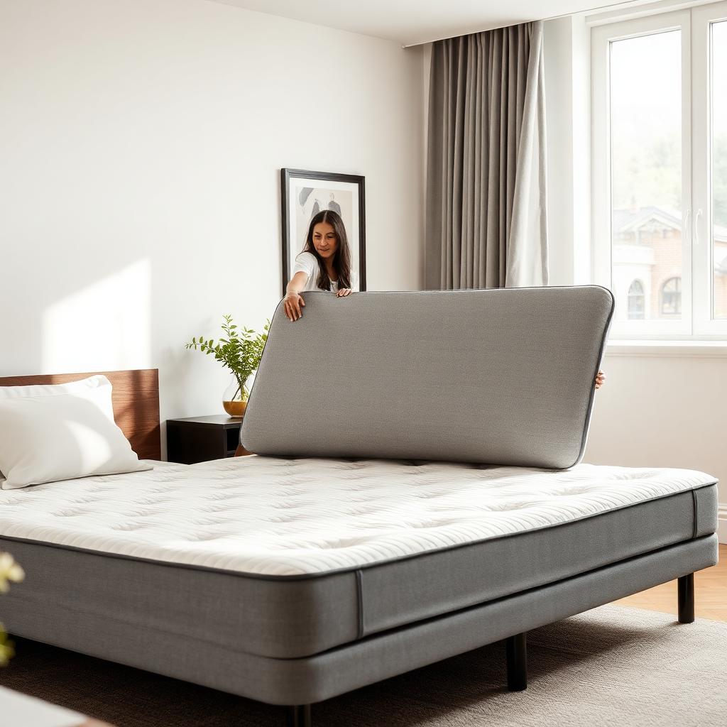 Setting up a guest bed