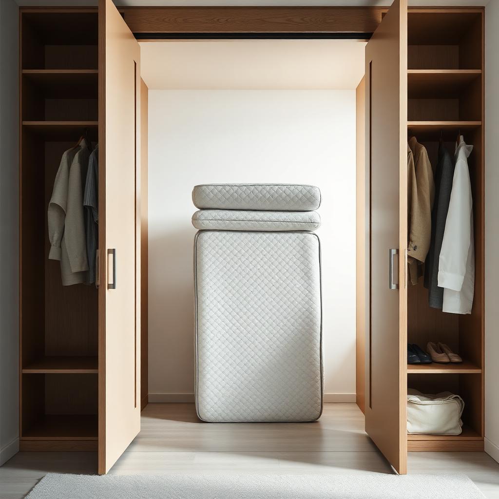 Inside a closet